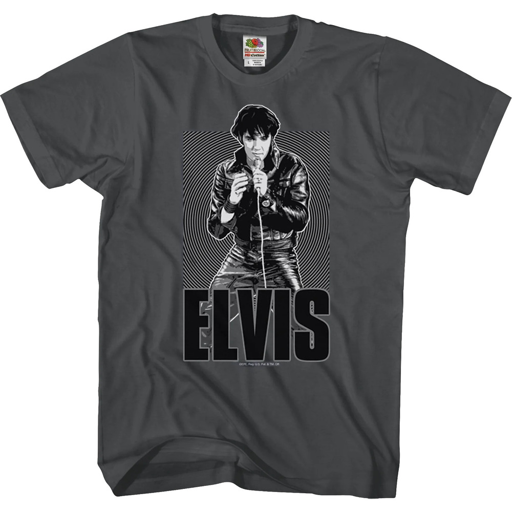 Leather Suit Elvis Presley Tshirt